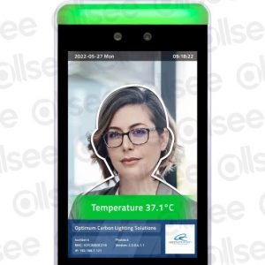 8” Facial Recognition Thermometer Display with Desk Stand - Image 8