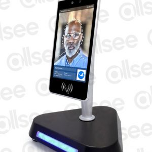 8” Facial Recognition Thermometer Display with Desk Stand - Image 4