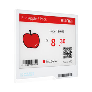 Electronic Shelf Label - Sunmi SL142+ ESL 4.2" Display with IP67