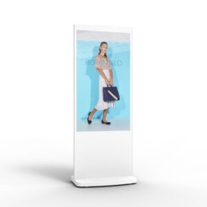 50" White Android Freestanding Digital Poster - Image 6