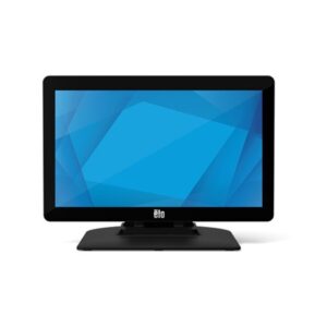 Elo 1502L 15.6-inch wide LCD Desktop, Full HD, Projected Capacitive 10-touch, USB Controller, Anti-glare, Zero-bezel, Stand, USB-C, HDMI and VGA Inputs, Black, Worldwide
