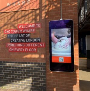 65" Wall-mounted Outdoor Digital Advertising Display, OW65D4, 2500cd/m² Brightness, Weather Proof, Vandal Proof, Smart Temperature Control System - Image 4