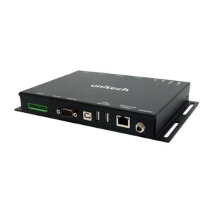 Unitech RS804 4-Port RFID UHF IoT Reader, RS804-34EBS4G, Standard package includes RS804 reader, power adapter & 5x ALN-9654 RFID Tag - Image 1