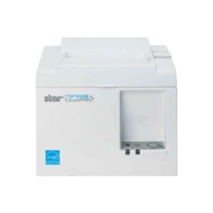 Star Micronics TSP143IIIBI2-230 POS Printer, Ultra White, 80mm Wide Paper, 24VDC internal Power Supply, Cutter, Bluetooth
