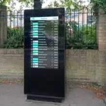 65″ Freestanding PCAP Outdoor Touch Screen Poster, 2500cd/m² Brightness, Weather Proof, Vandal Proof, Smart Temperature Control System, Steel Enclosure - Image 6