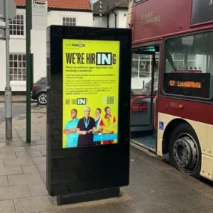 65″ Freestanding PCAP Outdoor Touch Screen Poster, 2500cd/m² Brightness, Weather Proof, Vandal Proof, Smart Temperature Control System, Steel Enclosure - Image 7