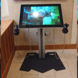 Touch Screen Floor Stand, VESA Mounting Pattern,  Suitable for 19-Inch to 43-Inch Screens - Image 3