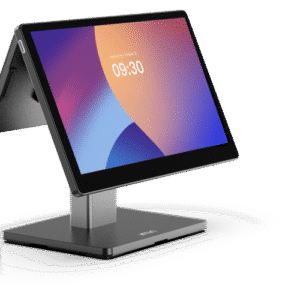 iMin Swan 2 Android POS Terminal Dual Display System, 15 Inches Desktop POS + 10.1 Inches Rear Screen, Android 13, BT, NFC, GMS